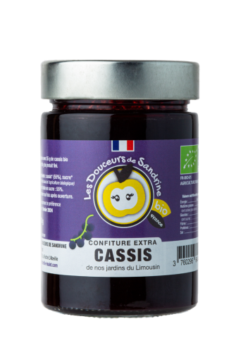 Confiture extra Cassis BIO...