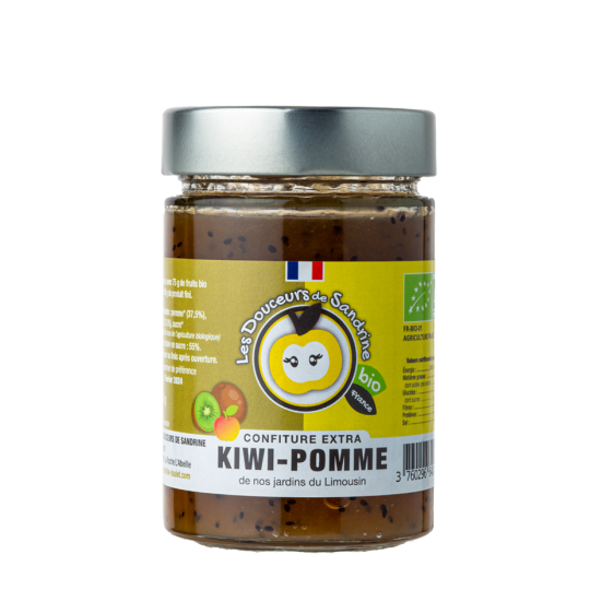 Confiture extra pomme kiwi BIO 350G
