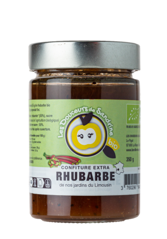 Confiture extra rhubarbe...